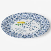 Ze vond haar Vrijgezellenfeest op het hoofdplein Papieren Bordje (Gekanteld)