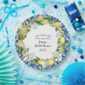 Ze vond haar Vrijgezellenfeest op het hoofdplein Papieren Bordje (Feest)