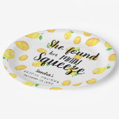 Ze vond haar Vrijgezellenfeest op het hoofdplein Papieren Bordje (Gekanteld)