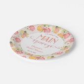 Ze vond haar Vrijgezellenfeest op het hoofdplein Papieren Bordje (Gekanteld)