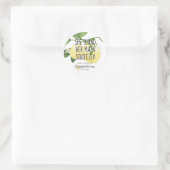 Ze vond haar Vrijgezellenfeest op het hoofdplein Ronde Sticker (Tas)