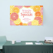 Ze vond haar Vrijgezellenfeest op het hoofdplein Spandoek (Beurs)