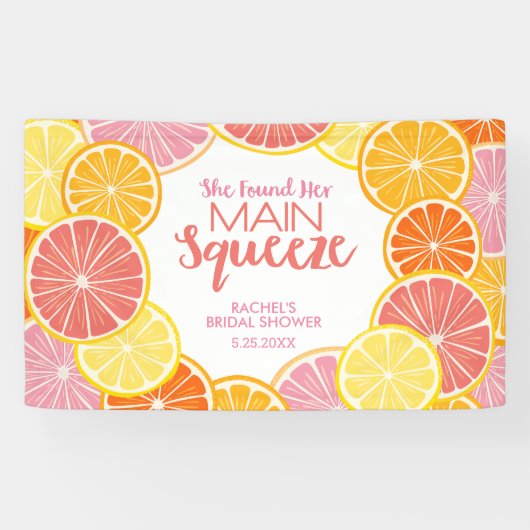 Ze vond haar Vrijgezellenfeest op het hoofdplein Spandoek (Horizontaal)