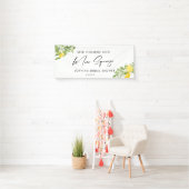 Ze vond haar Vrijgezellenfeest op het hoofdplein Spandoek (Insitu)