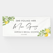 Ze vond haar Vrijgezellenfeest op het hoofdplein Spandoek (Horizontaal)