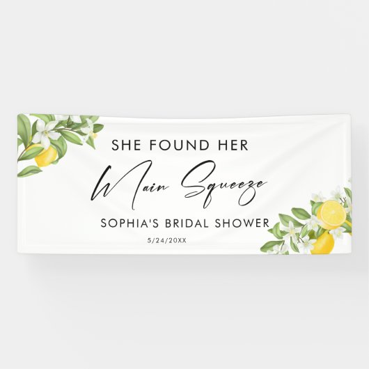 Ze vond haar Vrijgezellenfeest op het hoofdplein Spandoek (Horizontaal)