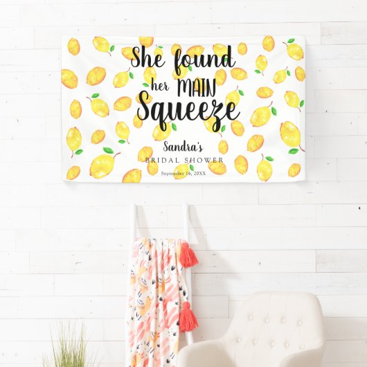 Ze vond haar Vrijgezellenfeest op het hoofdplein Spandoek (Insitu)