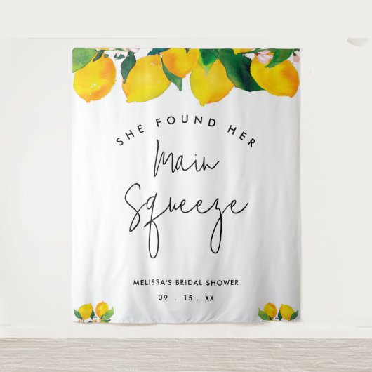 Ze vond haar Vrijgezellenfeest op het hoofdplein Wandkleed (Voorkant)