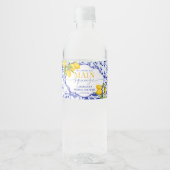 Ze vond haar Vrijgezellenfeest op het hoofdplein Waterfles Etiket (Voorkant)