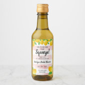 Ze vond haar Vrijgezellenfeest op het hoofdplein Wijn Etiket (Voorkant)