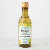 Ze vond haar Vrijgezellenfeest op het hoofdplein Wijn Etiket (Voorkant)