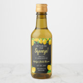 Ze vond haar Vrijgezellenfeest op het hoofdplein Wijn Etiket (Voorkant)