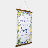 Ze vond haar Vrijgezellenfeest op het plein Hangend Wandkleed (Gebogen)