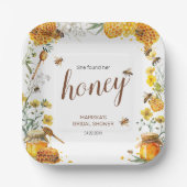 Ze vond haar Vrijgezellenfeest Papieren Bordje (Voorkant)