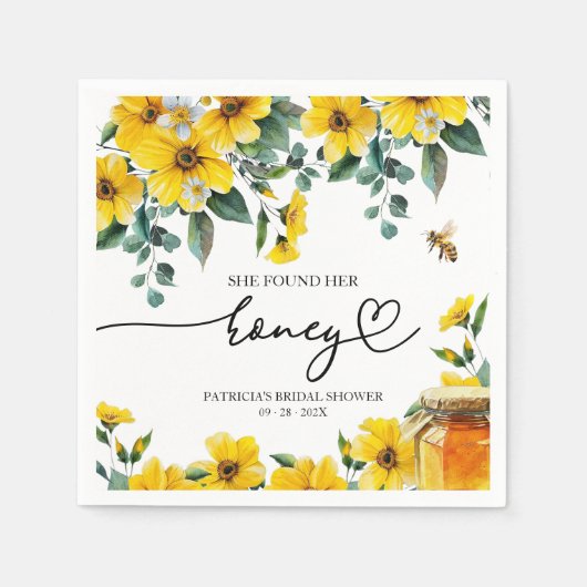 Ze vond haar Vrijgezellenfeest Servet (Voorkant)