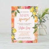 Ze vond haar Vrijgezellenfeest-uitnodiging op het  Kaart (Staand voorkant)