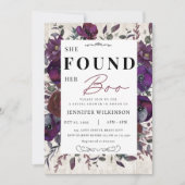 Ze vond haar Vrijgezellenfeest van de bloemenbloem Kaart (Voorkant)