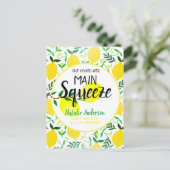 Ze vond haar Vrijgezellenfeest van de hoofdpleiste Briefkaart (Staand voorkant)