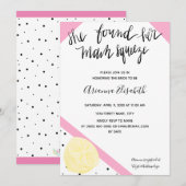 Ze vond haar Vrijgezellenfeest van het grootste pl Kaart (Voorkant / Achterkant)