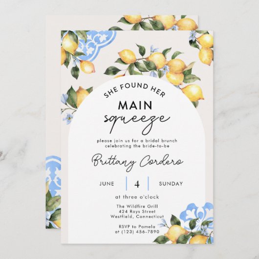 Ze vond haar Vrijgezellenfeest van het grootste pl Kaart (Voorkant / Achterkant)