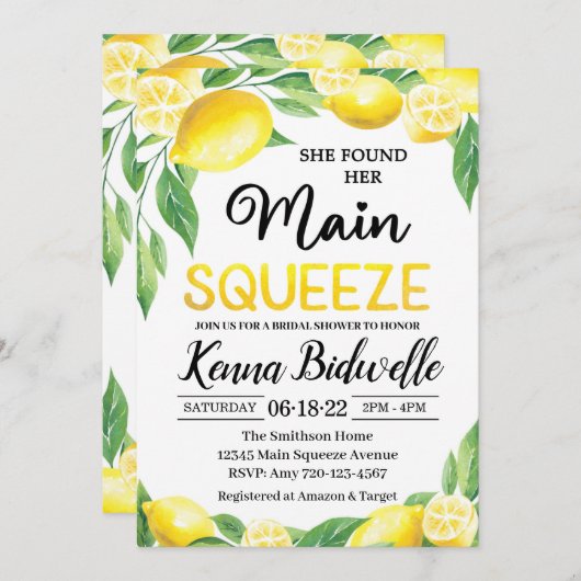 Ze vond haar Vrijgezellenfeest van het grootste pl Kaart (Voorkant / Achterkant)