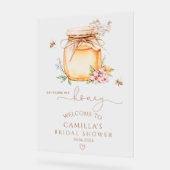 Ze vond haar Vrijgezellenfeest Welkom Acryl Bord (Hoek)