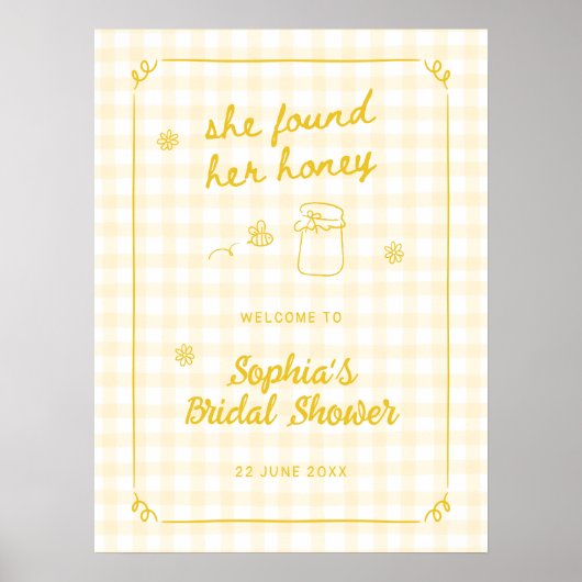 Ze vond haar Vrijgezellenfeest welkom Poster (Voorkant)