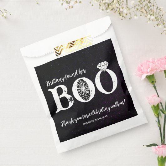 Ze vond haar zwarte Halloween Vrijgezellenfeest Bedankzakje (Gezegeld)