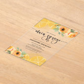 Ze vond Main Squeeze Bridal Shower Uitnodiging (Laagn)