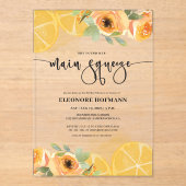 Ze vond Main Squeeze Bridal Shower Uitnodiging (Voorkant)