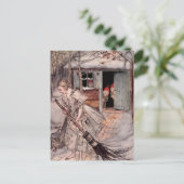 "Ze vond ripe aardbeien" door Arthur Rackham Briefkaart (Staand voorkant)