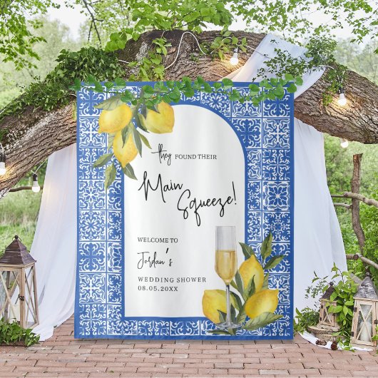 Ze vonden het hoofdpleister van de Tegel van Lemon Wandkleed