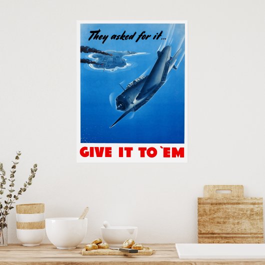 Ze vroegen om het te geven aan de emm poster (Keuken)