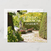 "ZE WAAKT OVER DE TUIN" TOLEDO BOTANICAL GAR BRIEFKAART (Voorkant / Achterkant)