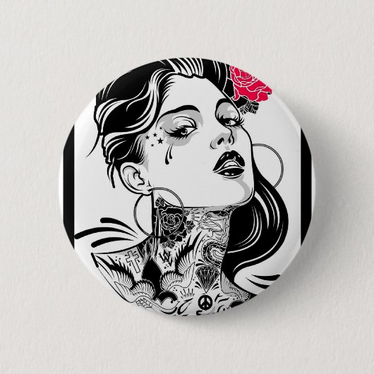 ZE WACHT DREAMS RONDE BUTTON 5,7 CM (Voorkant)