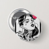 ZE WACHT DREAMS RONDE BUTTON 5,7 CM (Voorkant /achterkant)