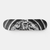 Ze wacht op high persoonlijk skateboard (Horizontaal)