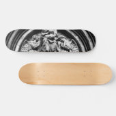 Ze wacht op high persoonlijk skateboard (Horizontaal)