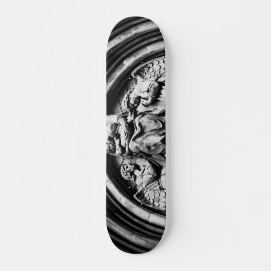 Ze wacht op high persoonlijk skateboard (Voorkant)