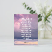 Ze wachten op de Heer, Isaiah 40:31 Briefkaart (Staand voorkant)