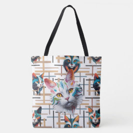 Ze wachten op haar tevredenheid  tote bag