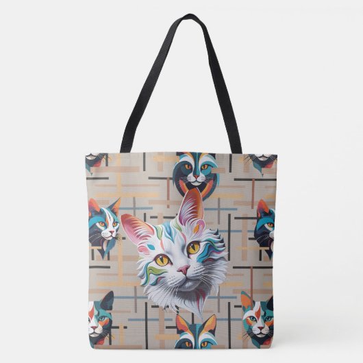 Ze wachten op haar tevredenheid tote bag (Voorkant)