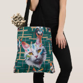 Ze wachten op haar tevredenheid tote bag (Dichtbij)