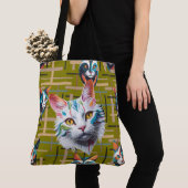 Ze wachten op haar tevredenheid tote bag (Dichtbij)