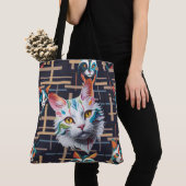 Ze wachten op haar tevredenheid tote bag (Dichtbij)