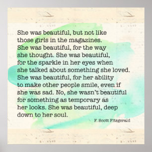 Ze was een prachtig oud document poster