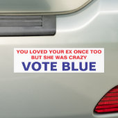 ZE WAS GEK BUMPERSTICKER (Op auto)