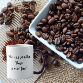 "Ze was gekker dan een natte kip", Mok uit het zui