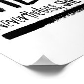 Ze was gewaarschuwd — poster (Hoek)