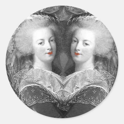 Ze was haar enige troost. ronde sticker (Voorkant)